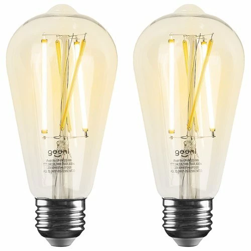 Best Buy LUX ST21 WI-FI SMART EDISON BULB (2-PACK) - WHITE