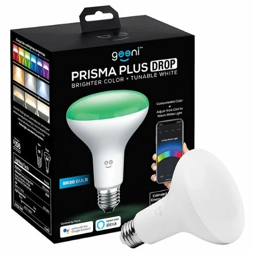 Best Buy PRISMA DROP BR30 WI-FI SMART LIGHT BULB - WHITE
