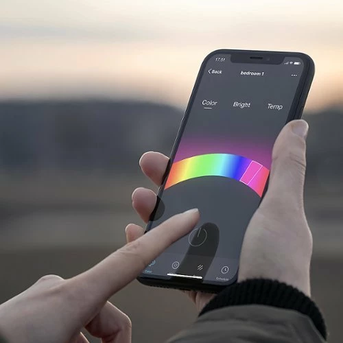 Best Buy PRISMA DROP BR30 WI-FI SMART LIGHT BULB - WHITE - Image 5