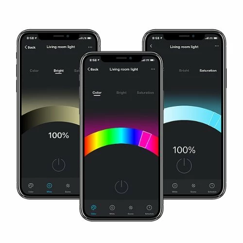 Best Buy PRISMA DROP BR30 WI-FI SMART LIGHT BULB - WHITE - Image 6