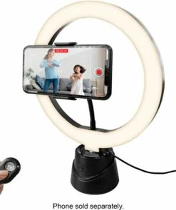 Best Buy RING LIGHT WITH ROTATING SMART BASE - BLACK