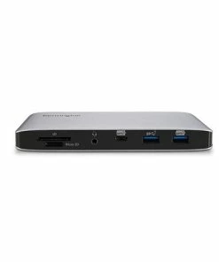 Best Buy SD2500T THUNDERBOLT 3 AND USB-C DUAL 4K HYBRID NANO DOCK WITH 60W PD - WIN/MAC - DOCKING STATION - SILVER