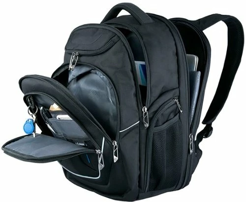 Best Buy TERABYTE TSA-FRIENDLY BACKPACK WITH USB CHARGING PORT/RFID PROTECTION AND FITS UP TO 15.6 LAPTOP - BLACK - Image 5