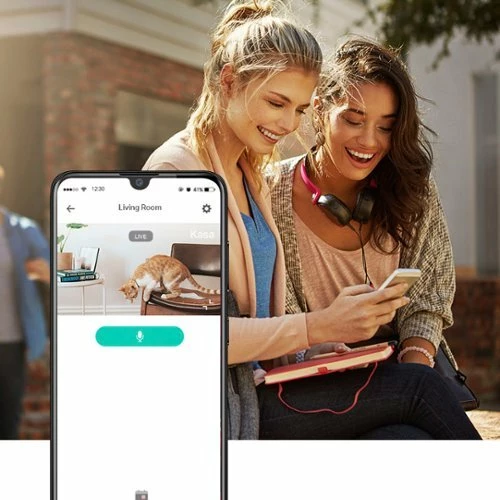 Best Buy KASA SMART 2K HD INDOOR HOME SECURITY CAMERA, MOTION DETECTION, TWO-WAY AUDIO, NIGHT VISION, SD CARD STORAGE - BLACK/WHITE - Image 11