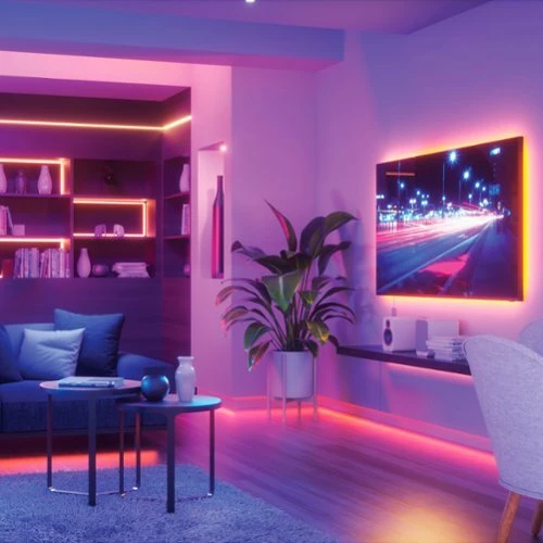 Best Buy ESSENTIALS SMART LED LIGHTSTRIP EXPANSION - 1M | 40 - WHITE AND COLORS - WHITE - Image 4