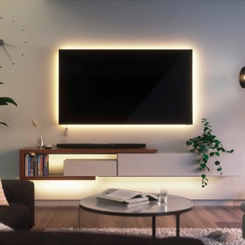 Best Buy ESSENTIALS SMART LED LIGHTSTRIP EXPANSION - 1M | 40 - WHITE AND COLORS - WHITE - Image 8