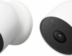 Best Buy NEST CAM 2 PACK INDOOR/OUTDOOR WIRE FREE SECURITY CAMERAS - SNOW