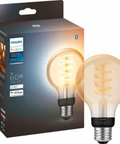 Best Buy HUE FILAMENT G25 BLUETOOTH SMART LED BULB - WHITE AMBIANCE