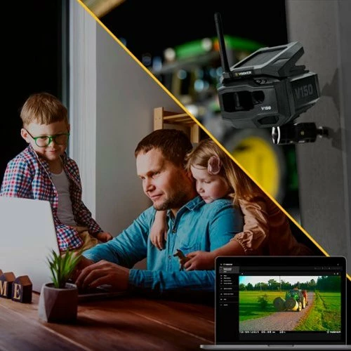 Best Buy V150-V - SOLAR POWERED LTE CELLULAR OUTDOOR SECURITY CAMERA - COLOR BY DAY, INFRARED BY NIGHT - Image 4