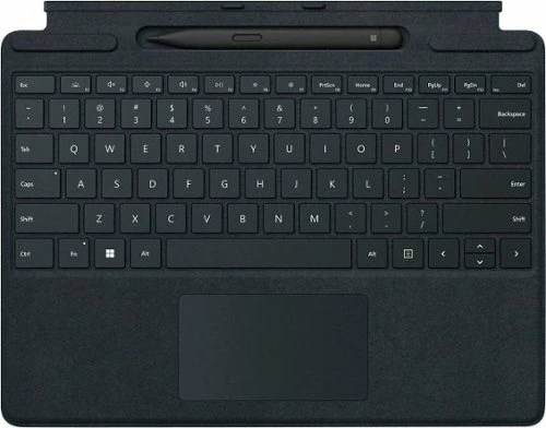 Best Buy SURFACE PRO SIGNATURE KEYBOARD FOR PRO X, PRO 8 AND PRO 9 WITH SURFACE SLIM PEN 2 - PLATINUM ALCANTARA MATERIAL