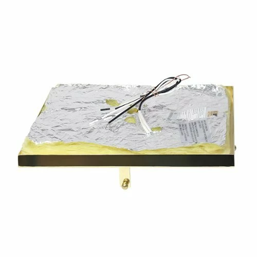 Best Buy GLAM 2 LIGHT 12 INCH SQUARE FLUSH MOUNT - GOLD - Image 6