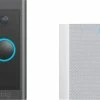 Best Buy WI-FI SMART VIDEO DOORBELL - WIRED WITH CHIME - BLACK