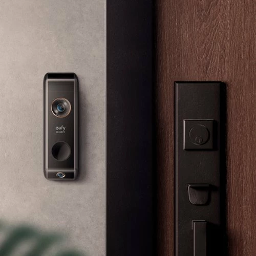 Best Buy SMART WI-FI DUAL CAM VIDEO DOORBELL 2K BATTERY OPERATED/WIRED WITH GOOGLE ASSISTANT AND AMAZON ALEXA - BLACK - Image 10