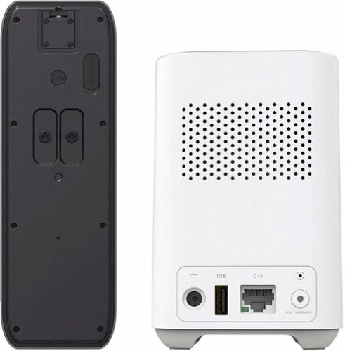 Best Buy SMART WI-FI DUAL CAM VIDEO DOORBELL 2K BATTERY OPERATED/WIRED WITH GOOGLE ASSISTANT AND AMAZON ALEXA - BLACK - Image 2