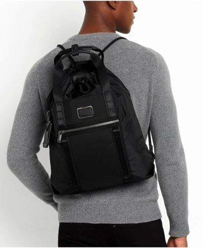 Best Buy ALPHA BRAVO TRANSPORT DRAWSTRING PACK - BLACK - Image 5