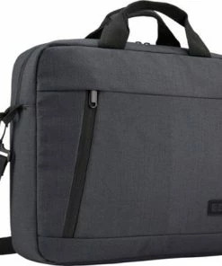 Best Buy ASHTON 14” LAPTOP ATTACHÉ BRIEFCASE WITH PADDED INTERIOR, ZIPPERED POCKET FOR ACCESSORIES, SHOULDER STRAP & HANDLES