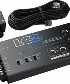 Best Buy 2-CHANNEL ACTIVE LINE OUTPUT CONVERTER WITH ACCUBASS AND SUBWOOFER CONTROL - BLACK