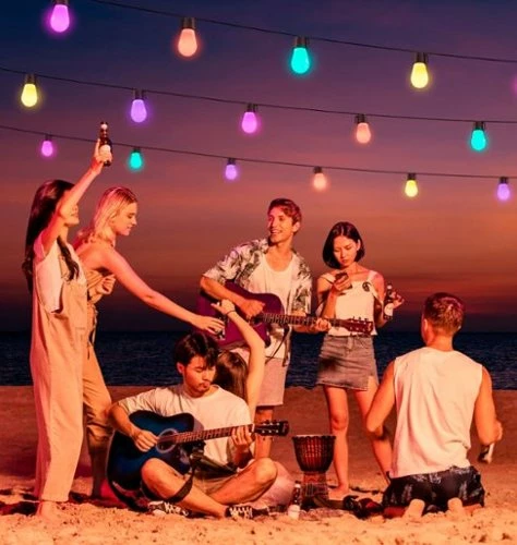 Best Buy WI-FI BLUETOOTH SMART STRING BULBS - 48 FEET - Image 4