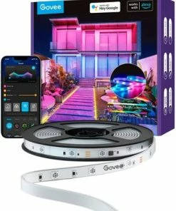 Best Buy WI-FI BLUETOOTH SMART OUTDOOR LED STRIP LIGHT - MULTI
