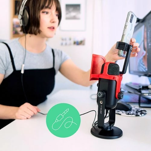 Best Buy WAVO POD WIRED USB MICROPHONE VLOGGING KIT - Image 9