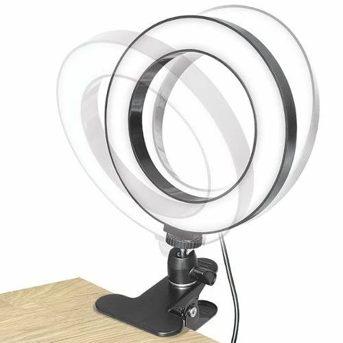 Best Buy STUDIO RING LIGHT WITH DESK CLAMP - BLACK - Image 3