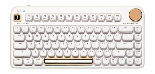 Best Buy IZO WIRELESS MECHANICAL BLUE CLICKY SWITCH KEYBOARD - BLUE IRIS