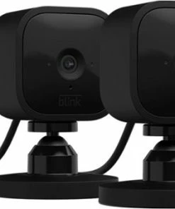 Best Buy MINI INDOOR 1080P WIRELESS SECURITY CAMERA (2-PACK) - BLACK