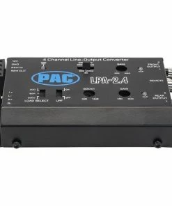 Best Buy LOCPRO ADVANCED 4-CHANNEL ACTIVE LINE OUTPUT CONVERTER WITH AUTO TURN-ON - BLACK