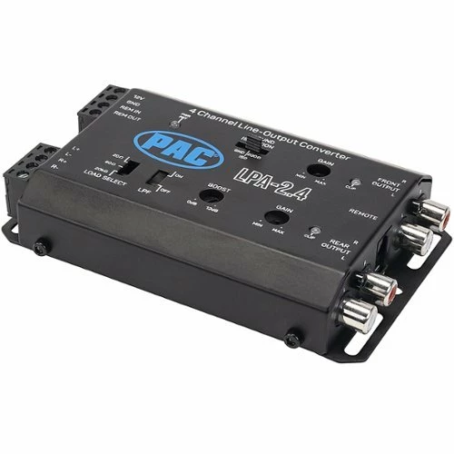 Best Buy LOCPRO ADVANCED 4-CHANNEL ACTIVE LINE OUTPUT CONVERTER WITH AUTO TURN-ON - BLACK - Image 11