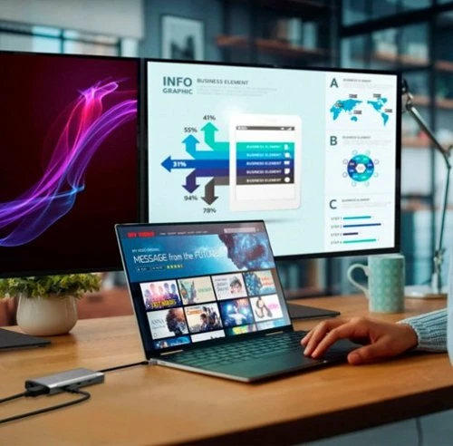 Best Buy 4K60 ELITE USB-C TRIPLE-MONITOR 10GBPS MINI DOCK - Image 4