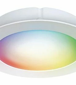 Best Buy 6 WHITE AND COLOR RECESSED DOWNLIGHT WITH ALEXA AND GOOGLE