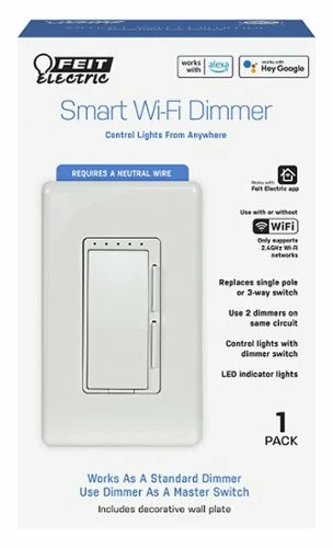 Best Buy WI-FI SMART DIMMER - WHITE - Image 2