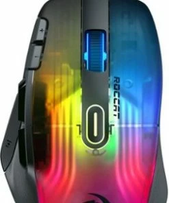 Best Buy KONE XP WIRED OPTICAL GAMING AMBIDEXTROUS MOUSE WITH MULTI-BUTTON DESIGN & AIMO RGB LIGHTING - BLACK
