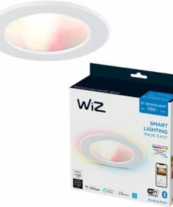 Best Buy 6 RECESSED COLOR AND TUNABLE WI-FI SMART LED DOWNLIGHT - WHITE