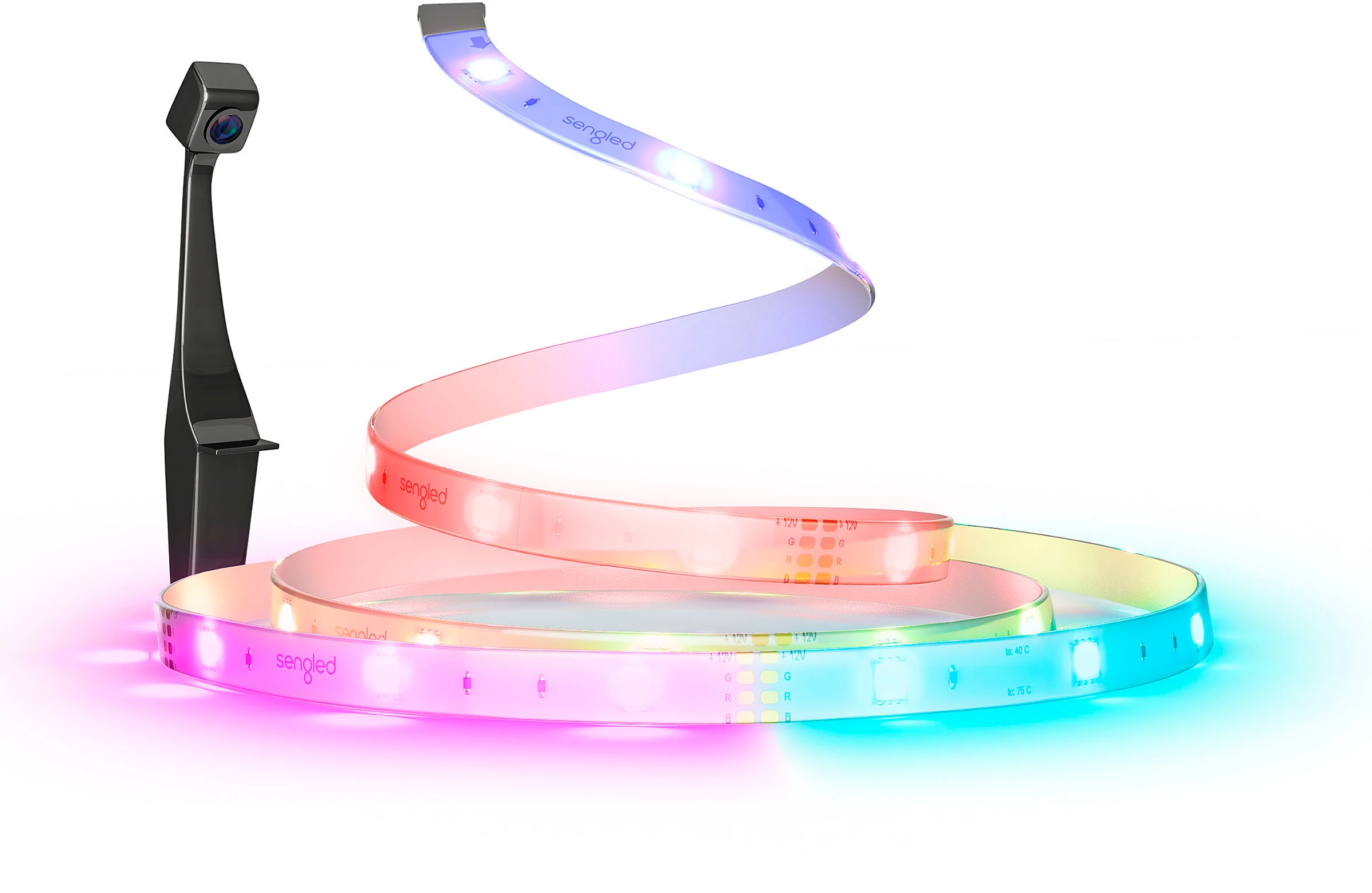 Best Buy SMART LED WI-FI TV LIGHT STRIP WITH VIDEO SYNC FOR 70 TO 80 TV'S - MULTICOLOR - Image 2