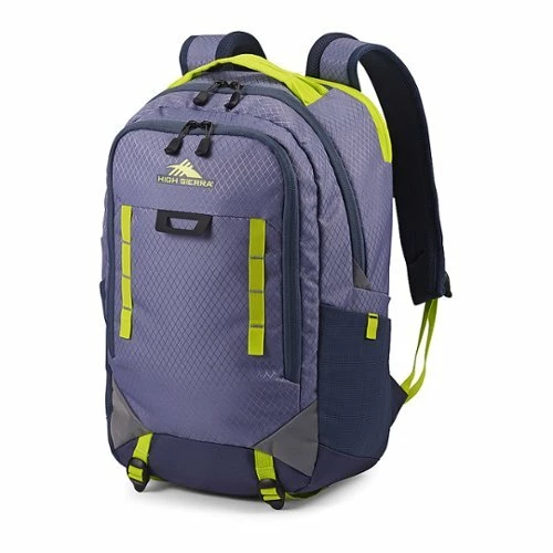 Best Buy LITMUS BACKPACK FOR 15.6 LAPTOP - GRAY BLUE/ NEON GREEN