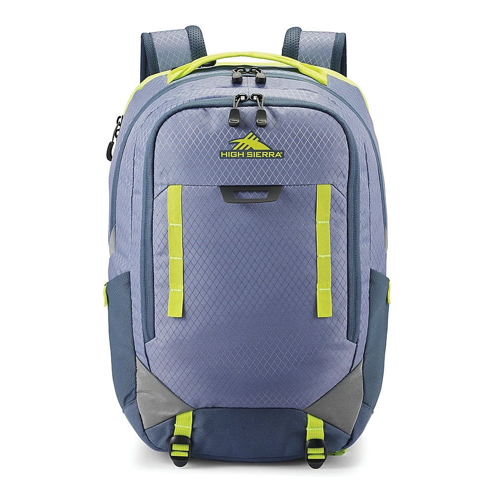 Best Buy LITMUS BACKPACK FOR 15.6 LAPTOP - GRAY BLUE/ NEON GREEN - Image 5