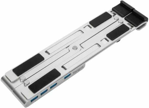 Best Buy PORTABLE LAPTOP STAND + INTEGRATED USB-A HUB - SILVER - Image 5