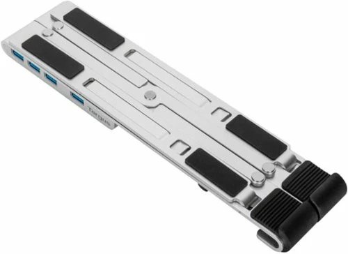 Best Buy PORTABLE LAPTOP STAND + INTEGRATED USB-A HUB - SILVER - Image 13