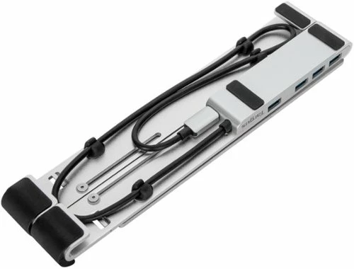 Best Buy PORTABLE LAPTOP STAND + INTEGRATED USB-A HUB - SILVER - Image 12