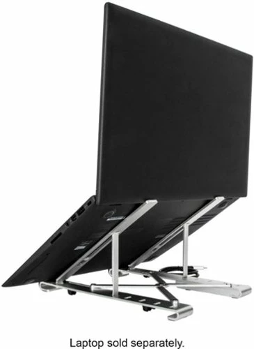Best Buy PORTABLE LAPTOP STAND + INTEGRATED USB-A HUB - SILVER - Image 11