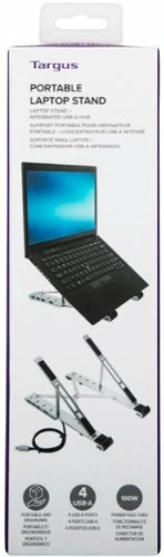 Best Buy PORTABLE LAPTOP STAND + INTEGRATED USB-A HUB - SILVER - Image 7