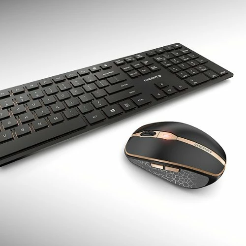 Best Buy DW 9100 SLIM FULLSIZE WIRELESS KEYBOARD AND MOUSE BUNDLE - BLACK/BRONZE - Image 3