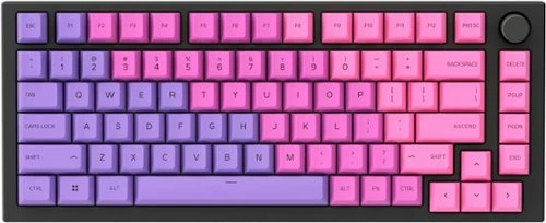 Best Buy GPBT DYE SUBLIMATED KEYCAPS 114 KEYCAP SET FOR 100% 85% 80% TKL 60% COMPACT 75% MECHANICAL KEYBOARDS - NEBULA