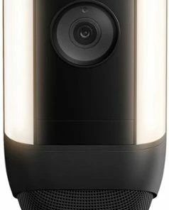 Best Buy SPOTLIGHT CAM PRO OUTDOOR 1080P PLUG-IN SURVEILLANCE CAMERA - BLACK