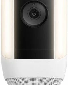 Best Buy SPOTLIGHT CAM PRO OUTDOOR 1080P PLUG-IN SURVEILLANCE CAMERA - WHITE
