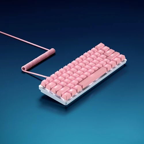 Best Buy PBT KEYCAP + COILED CABLE UPGRADE SET - QUARTZ - Image 5
