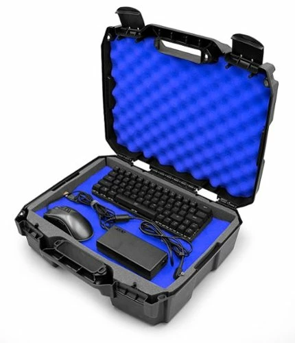 Best Buy HARD SHELL CASE WITH SHOCK-ABSORBING FOAM FITS UP TO 15 INCH LAPTOP AND ACCESSORIES - Image 3