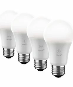 Best Buy CYNC REVEAL A19 BLUETOOTH/WI-FI SMART LED LIGHT BULB 4 PACK