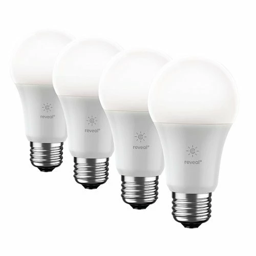 Best Buy CYNC REVEAL A19 BLUETOOTH/WI-FI SMART LED LIGHT BULB 4 PACK